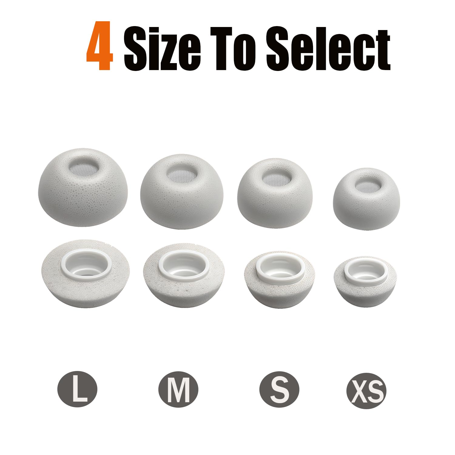 Amazon | AirPods Pro 3用メモリーフォームイヤーチップ [XS/S/M/L 4